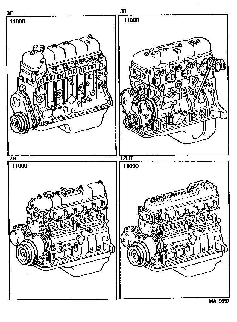 1101 — PARTIAL ENGINE ASSEMBLY