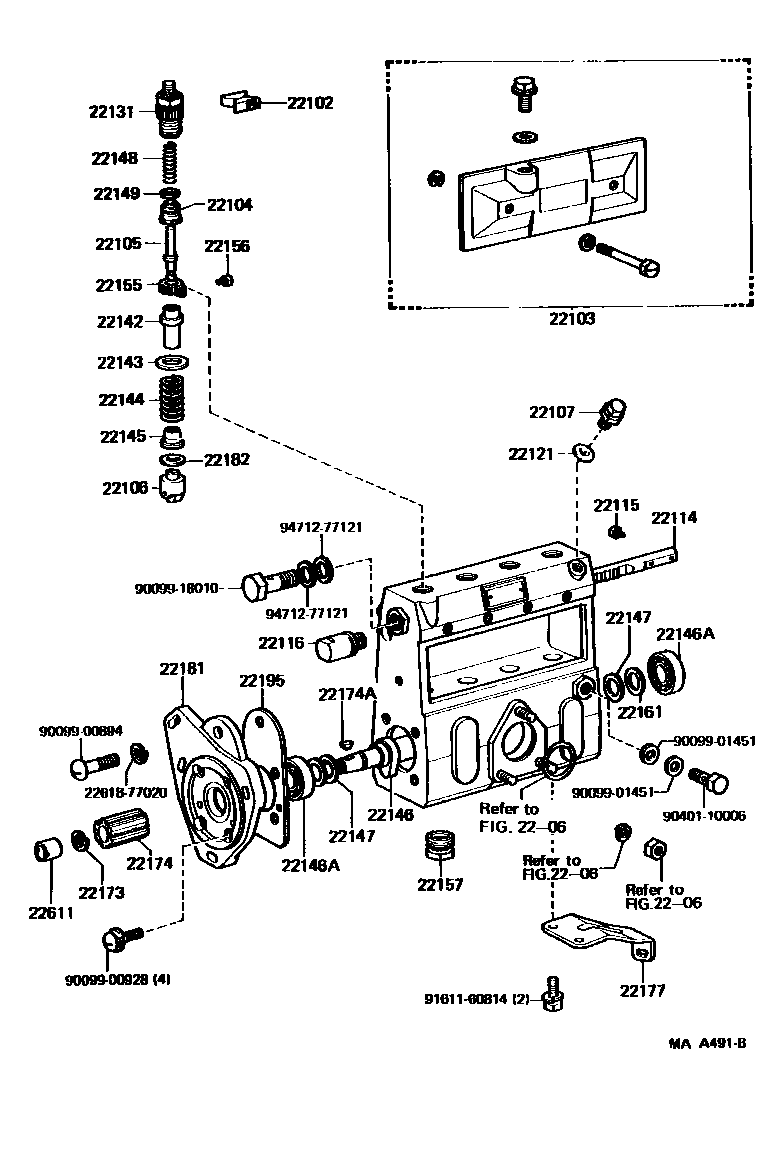 2203 — INJECTION PUMP BODY