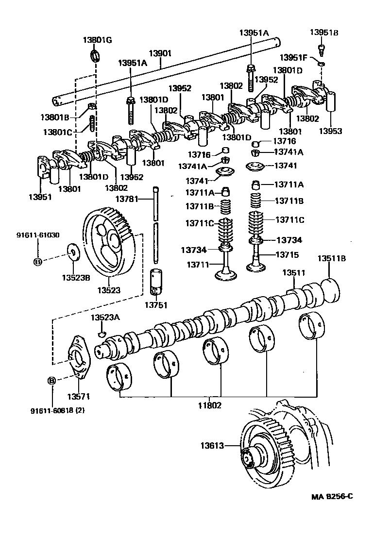 1302 — CAMSHAFT & VALVE