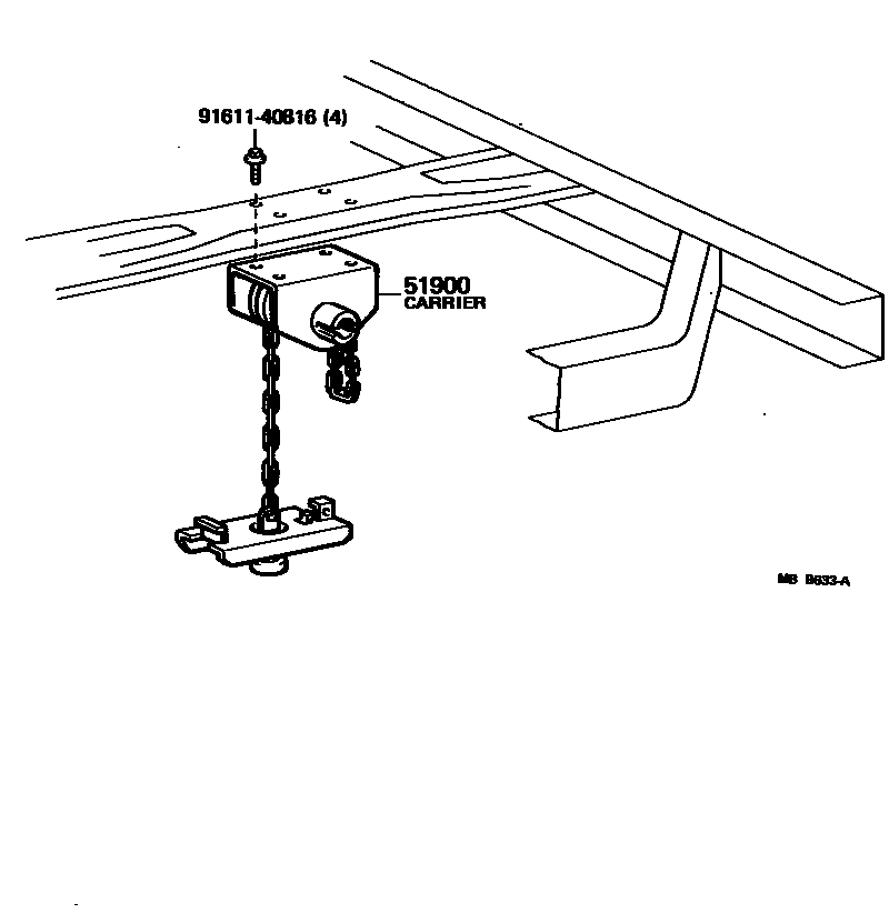 5153 — SPARE WHEEL CARRIER