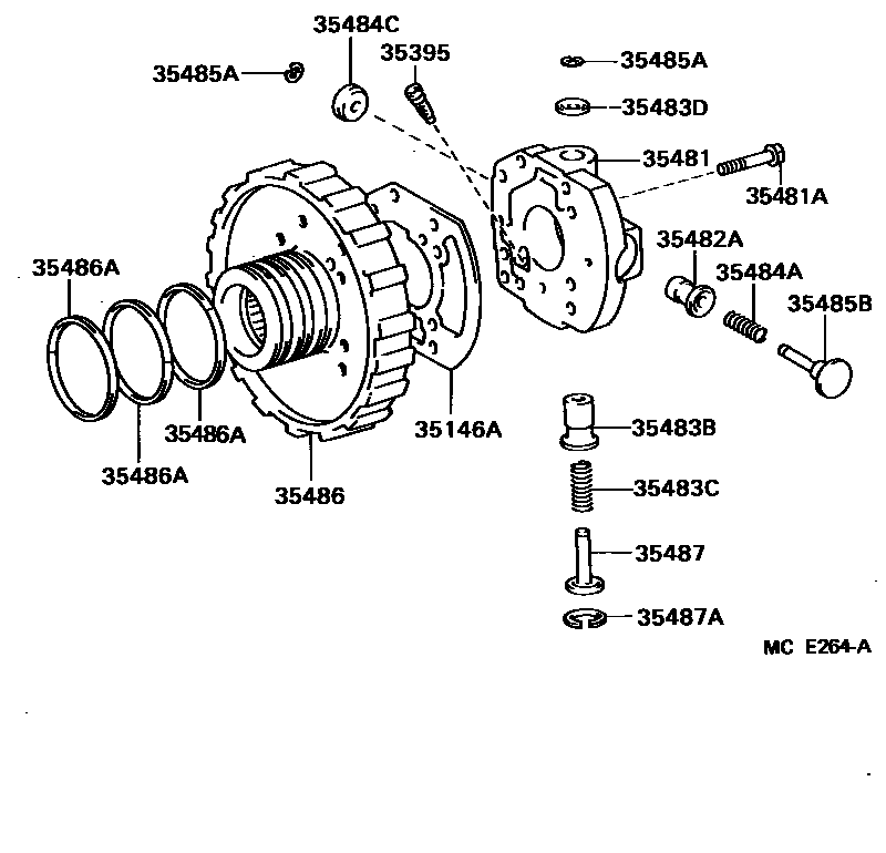 3511 — REAR OIL PUMP & GOVERNOR (ATM)
