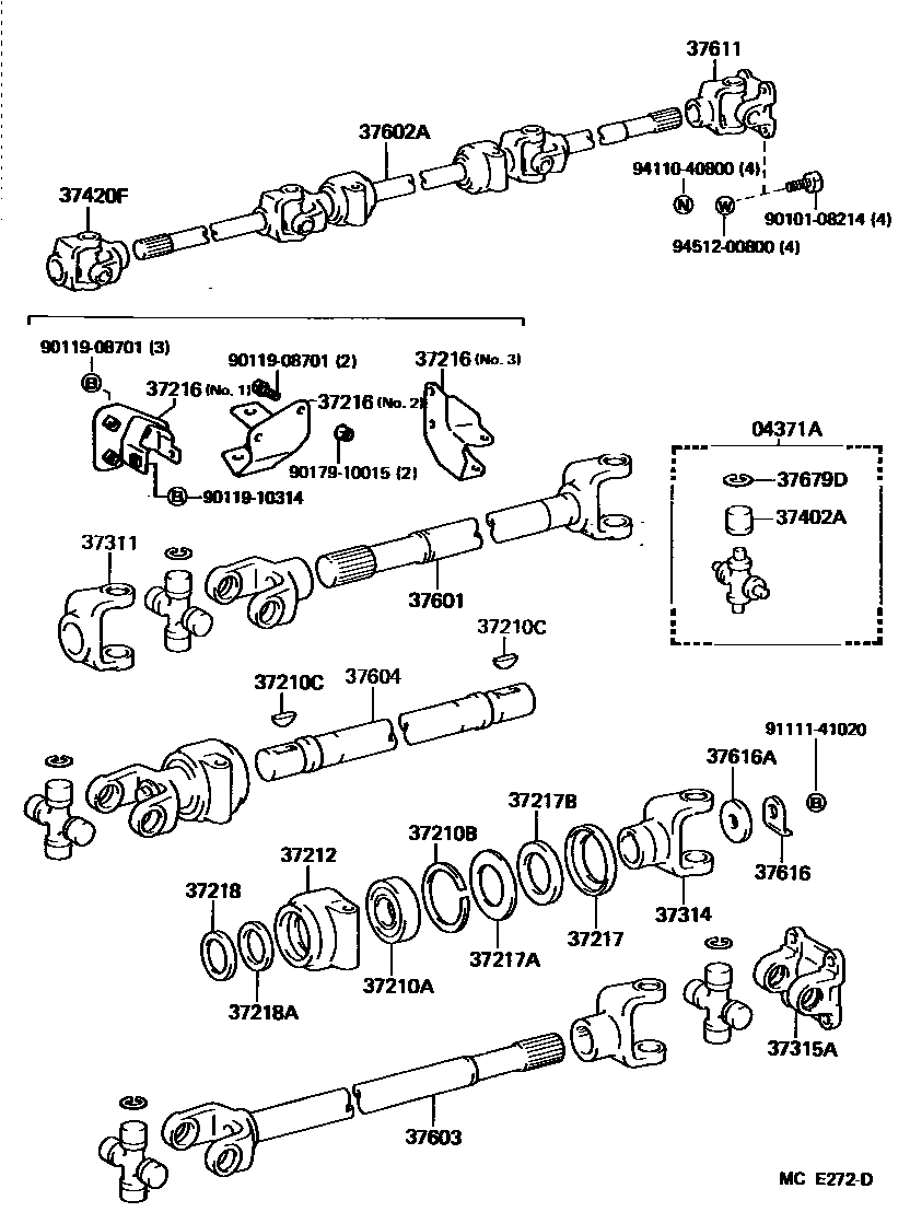 3603 — DRIVE SHAFT