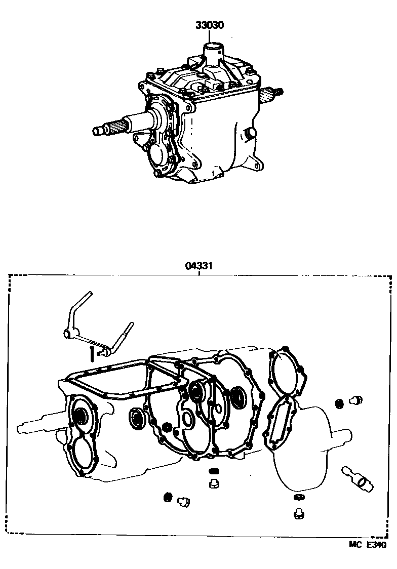 3301 — TRANSAXLE OR TRANSMISSION ASSY & GASKET KIT (MTM)