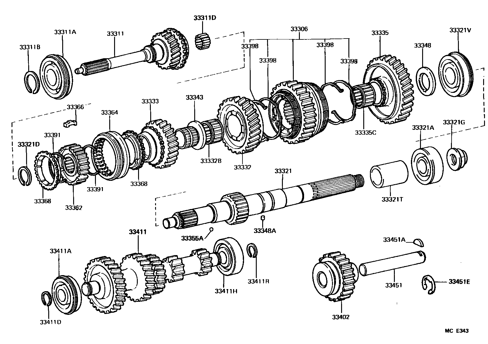 3305 — TRANSMISSION GEAR (MTM)
