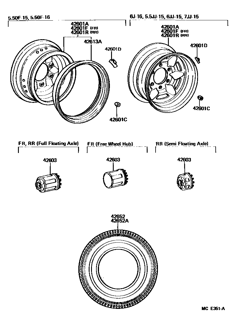 4103 — DISC WHEEL & WHEEL CAP