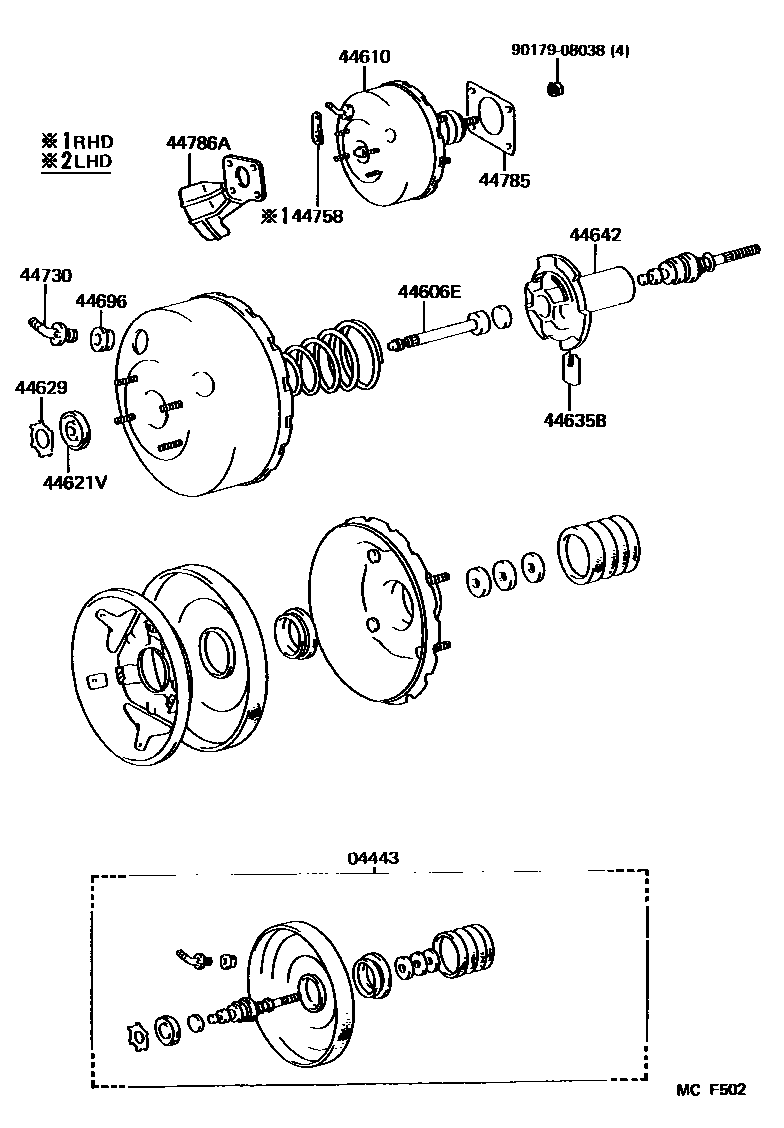 4703 — BRAKE BOOSTER & VACUUM TUBE