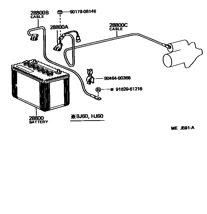 8201 — BATTERY & BATTERY CABLE