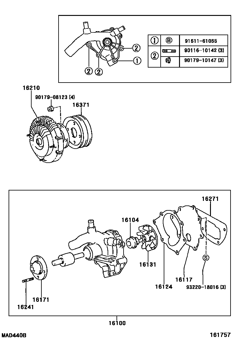 1601 — WATER PUMP