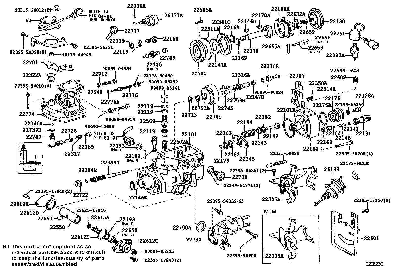 2203 — INJECTION PUMP BODY