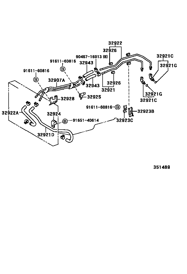 3514 — OIL COOLER & TUBE (ATM)