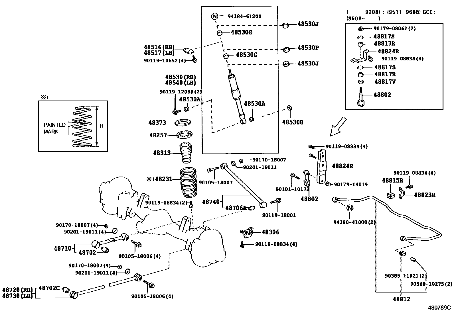 4804 — REAR SPRING & SHOCK ABSORBER