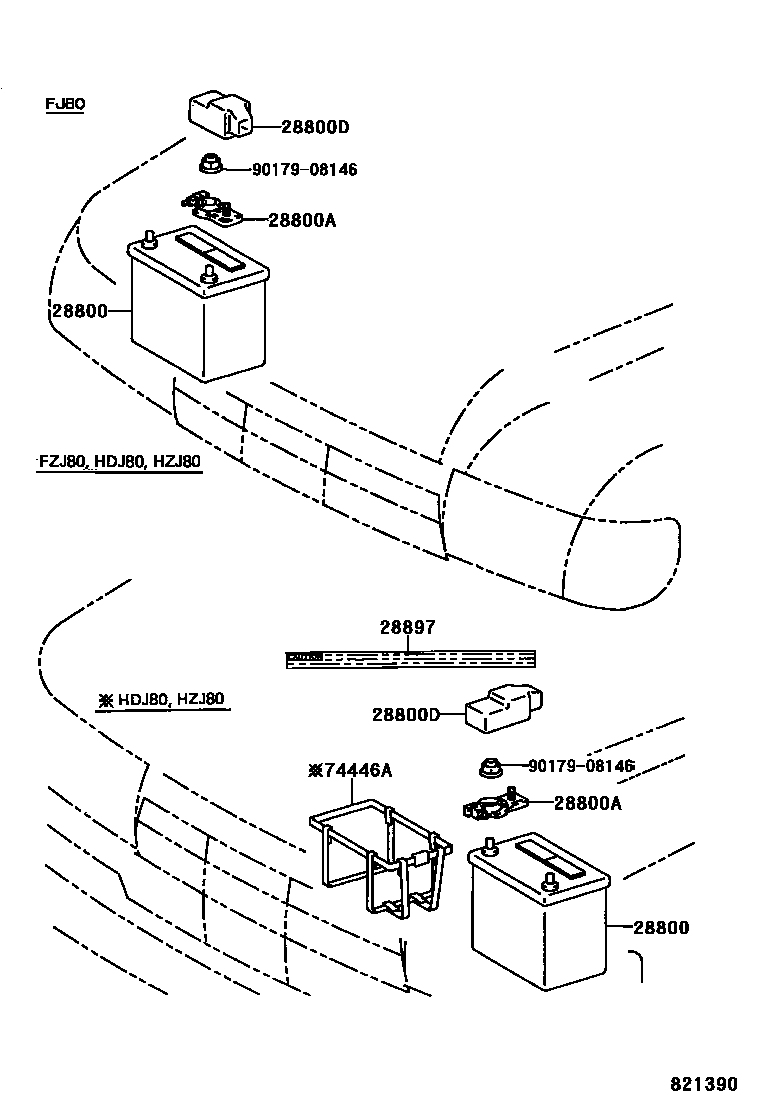8201 — BATTERY & BATTERY CABLE