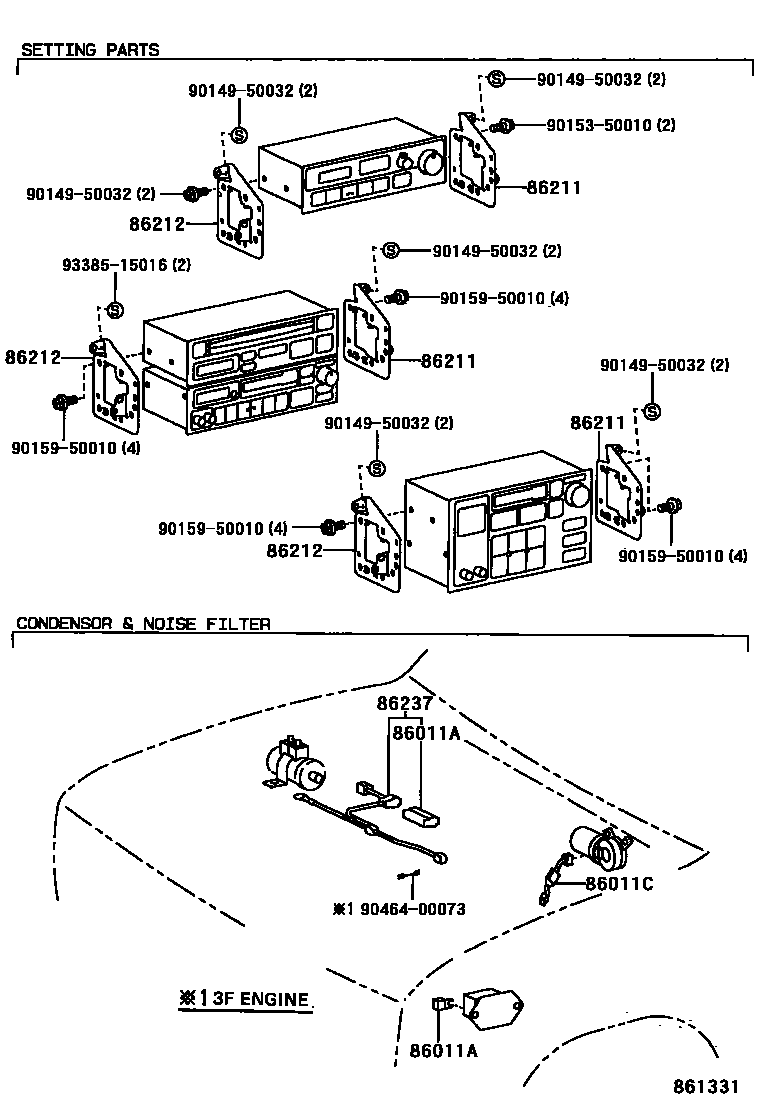 8601 — RADIO RECEIVER & AMPLIFIER & CONDENSER