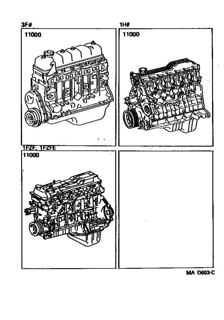 1101 — PARTIAL ENGINE ASSEMBLY