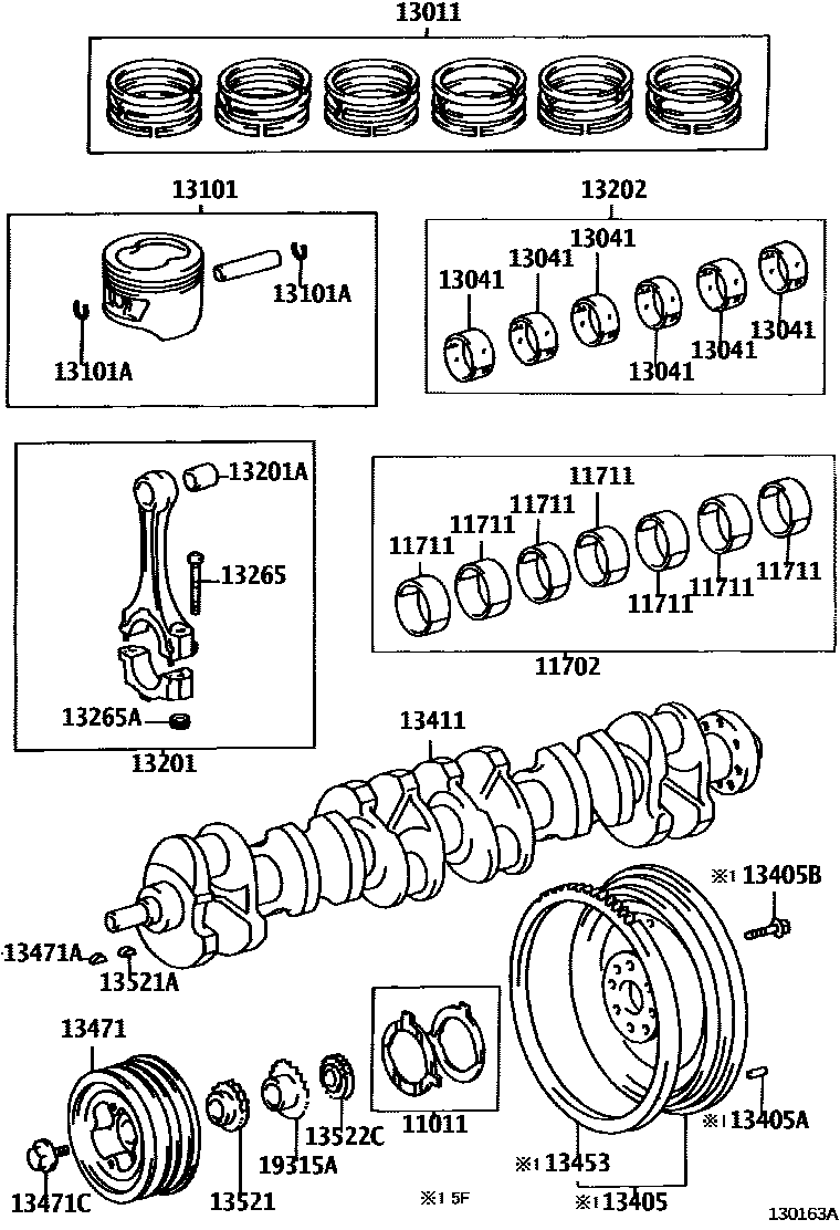 1301 — CRANKSHAFT & PISTON