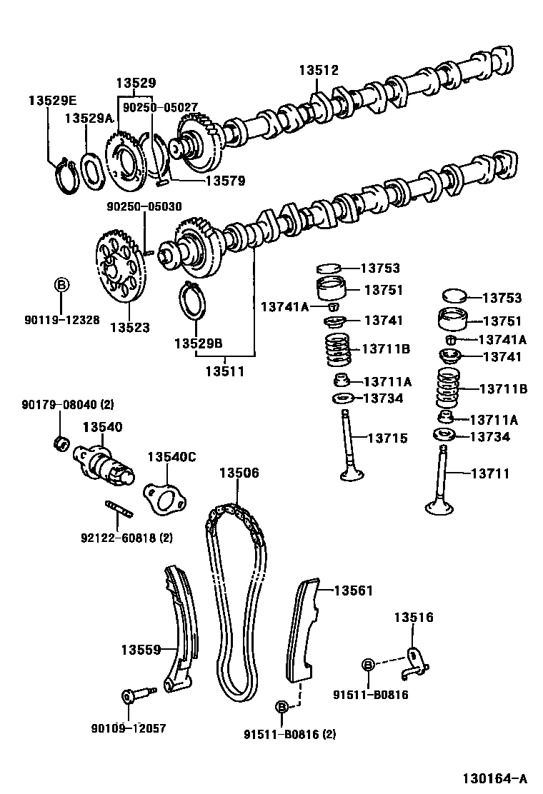 1302 — CAMSHAFT & VALVE