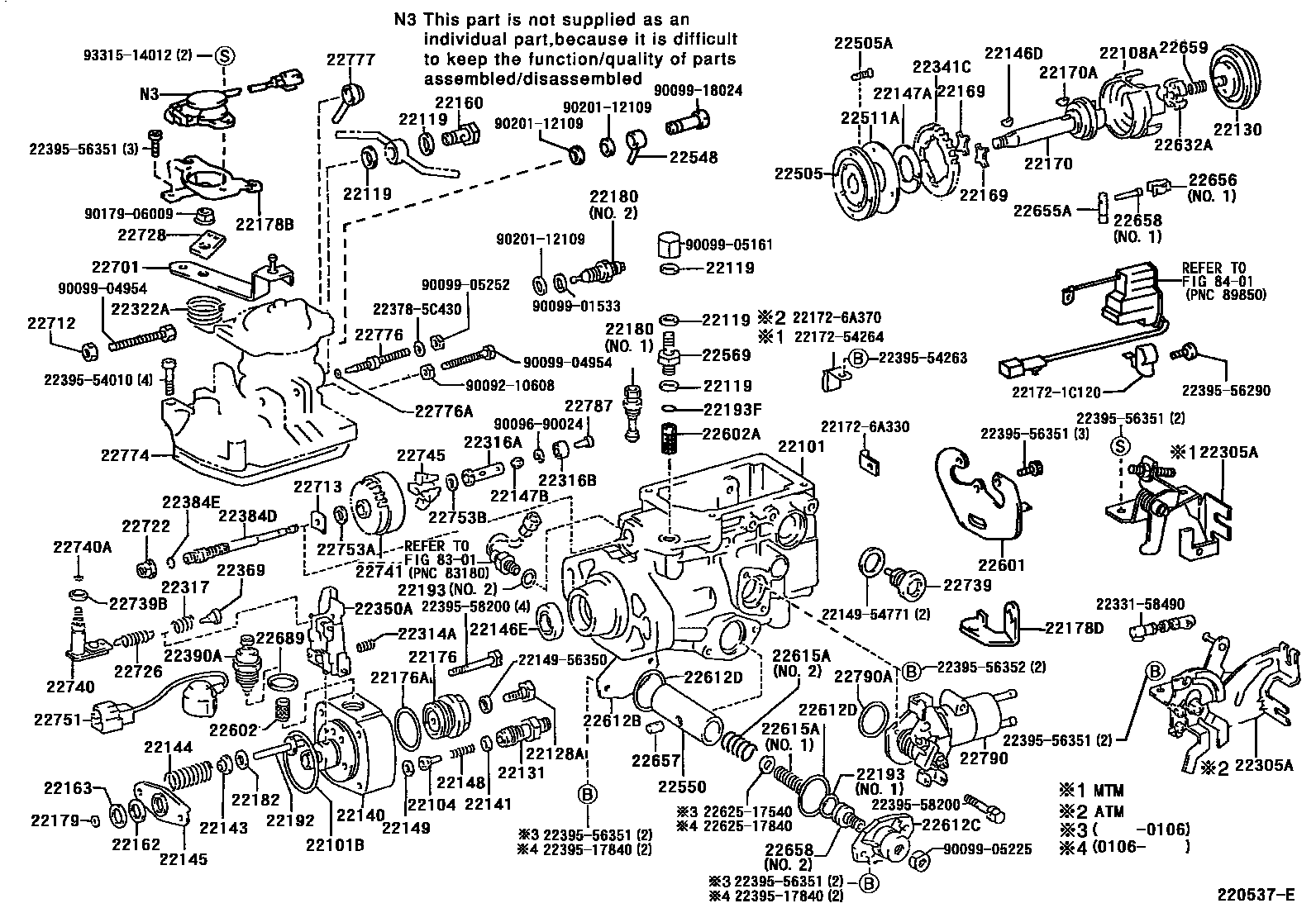 2203 — INJECTION PUMP BODY