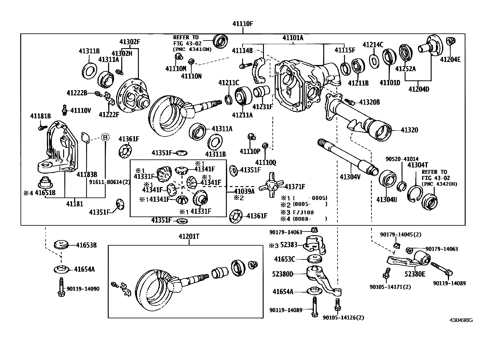 4301 — FRONT AXLE HOUSING & DIFFERENTIAL