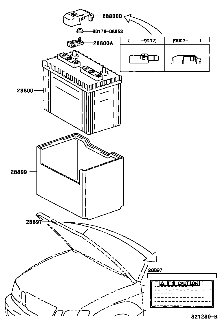 8201 — BATTERY & BATTERY CABLE