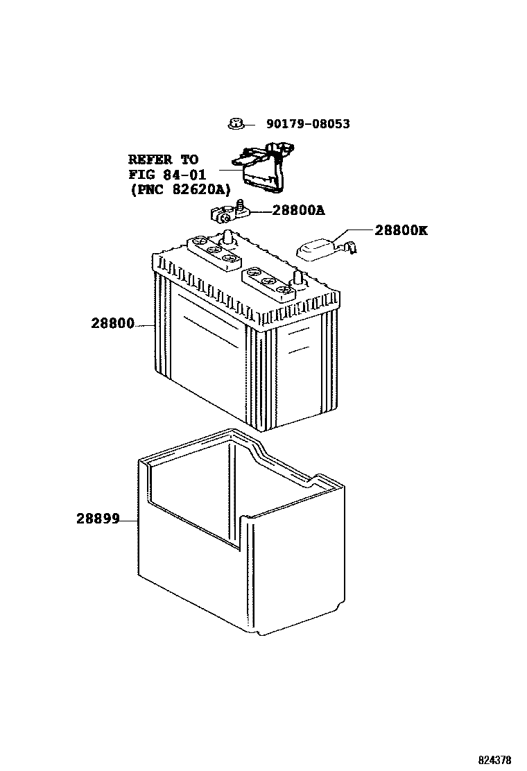 8201 — BATTERY & BATTERY CABLE