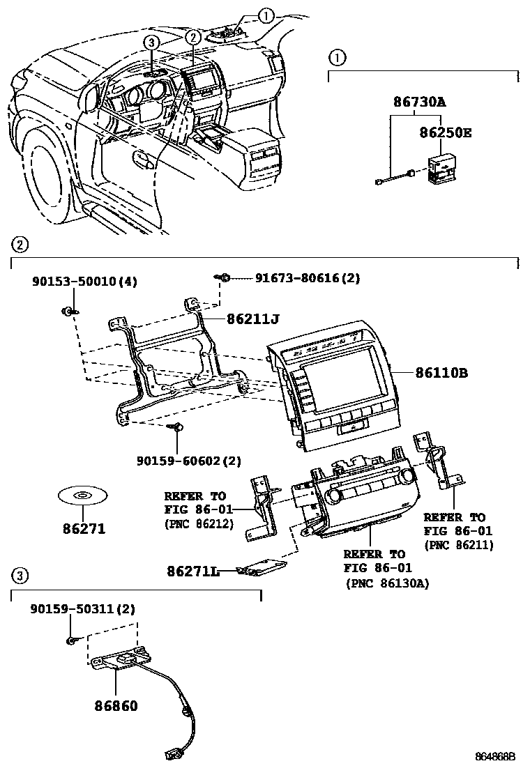 8603 — NAVIGATION & FRONT MONITOR DISPLAY
