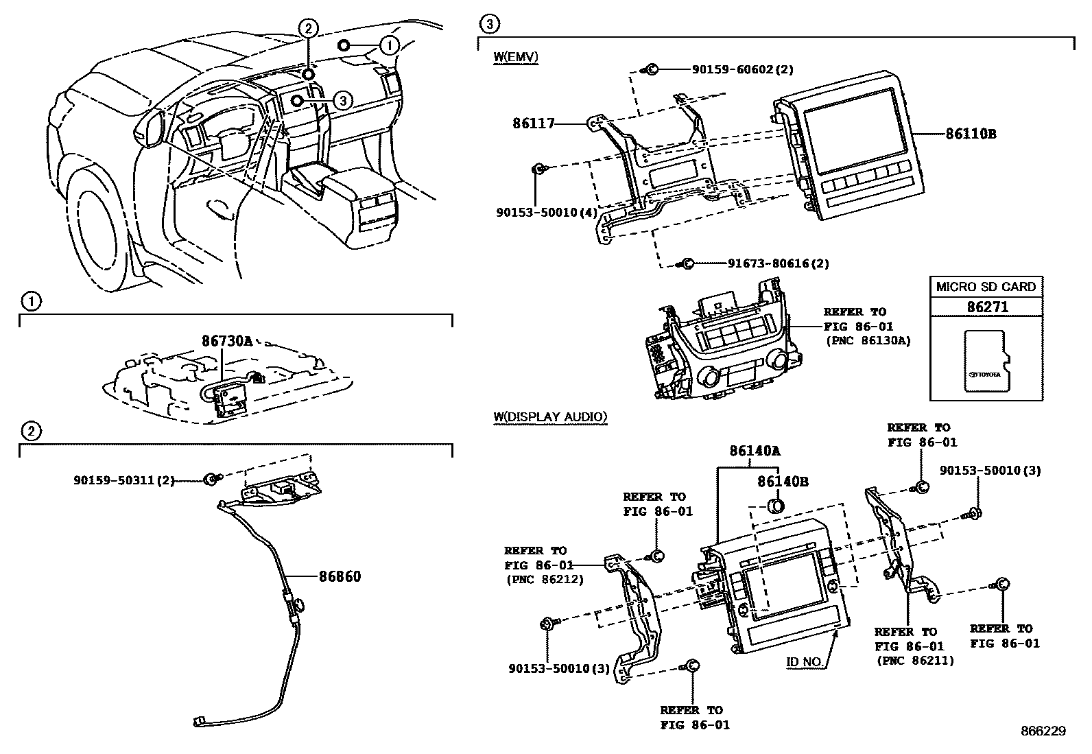 8603 — NAVIGATION & FRONT MONITOR DISPLAY
