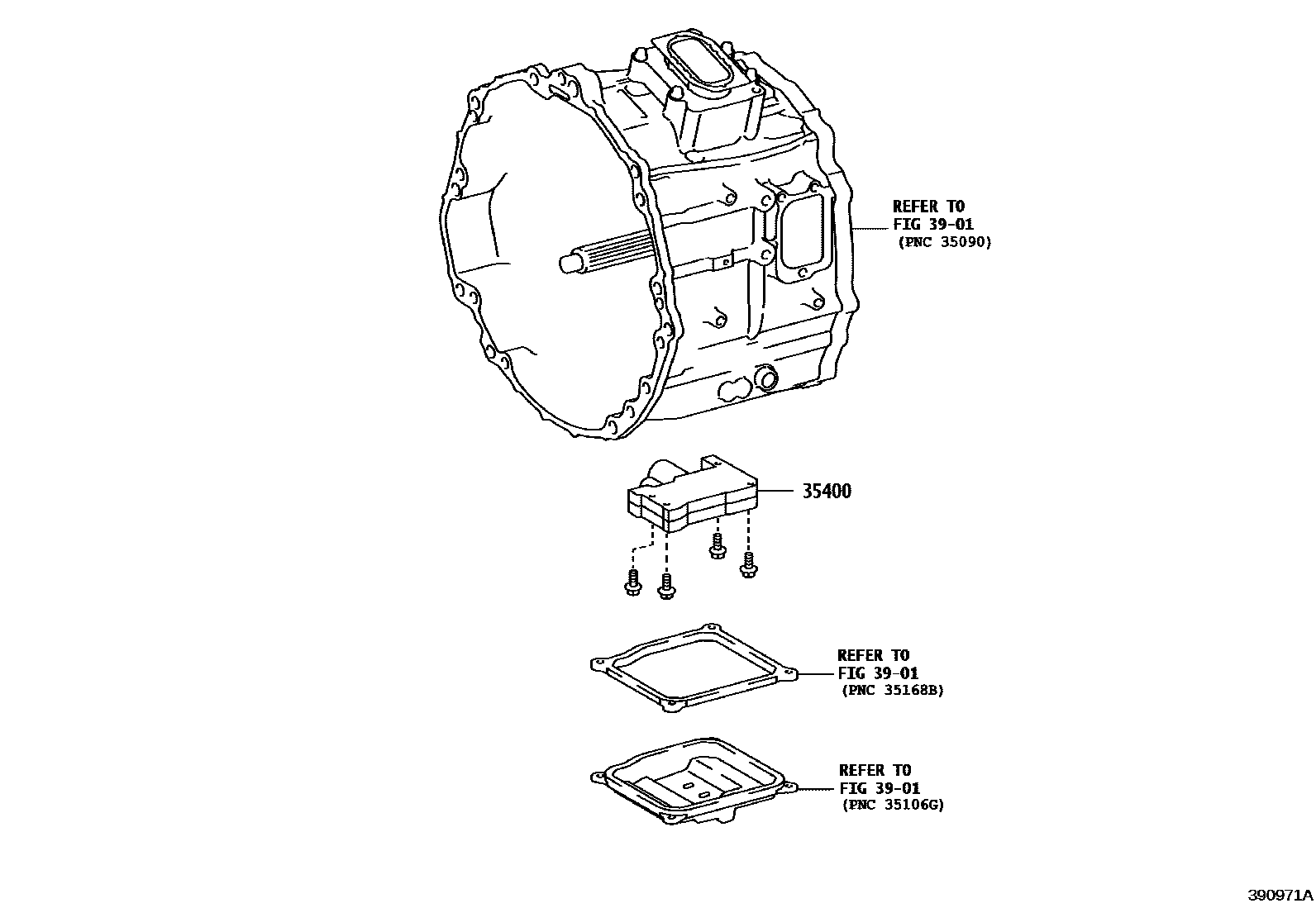 3912 — VALVE BODY & OIL STRAINER (HEV OR BEV OR FCEV)