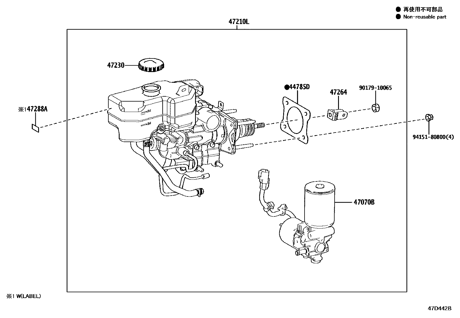 4702 — BRAKE MASTER CYLINDER