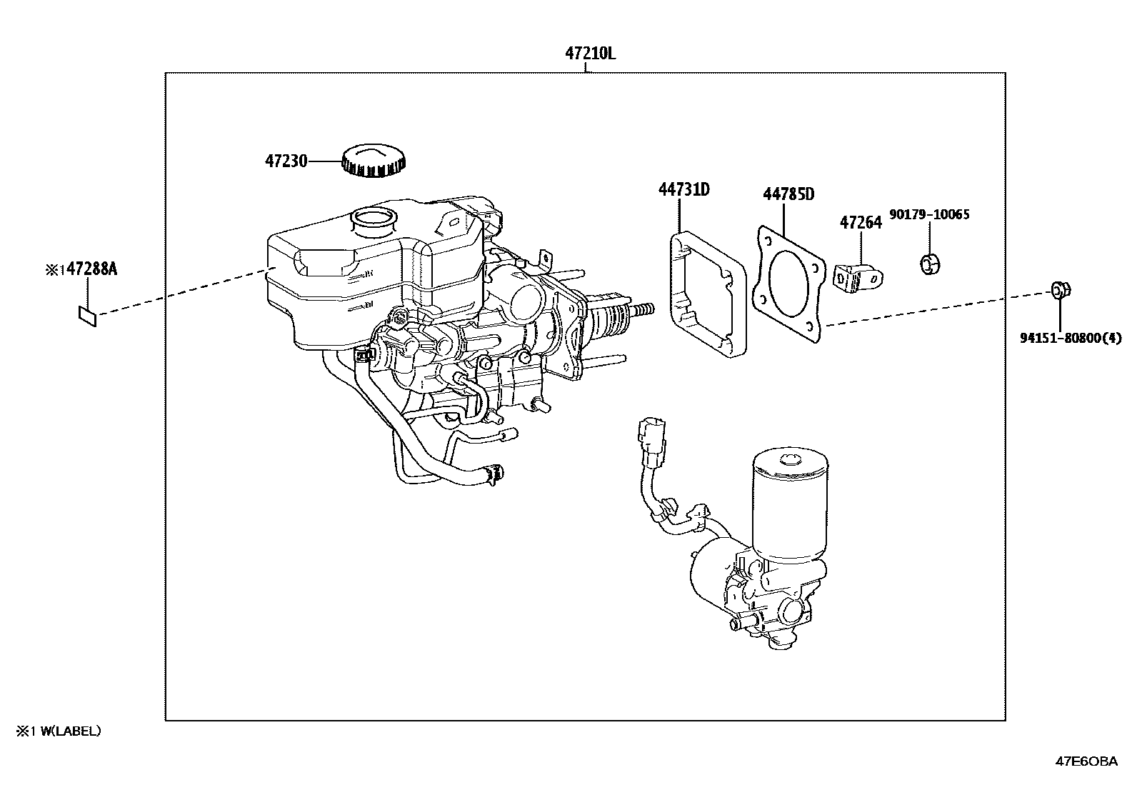 4702 — BRAKE MASTER CYLINDER