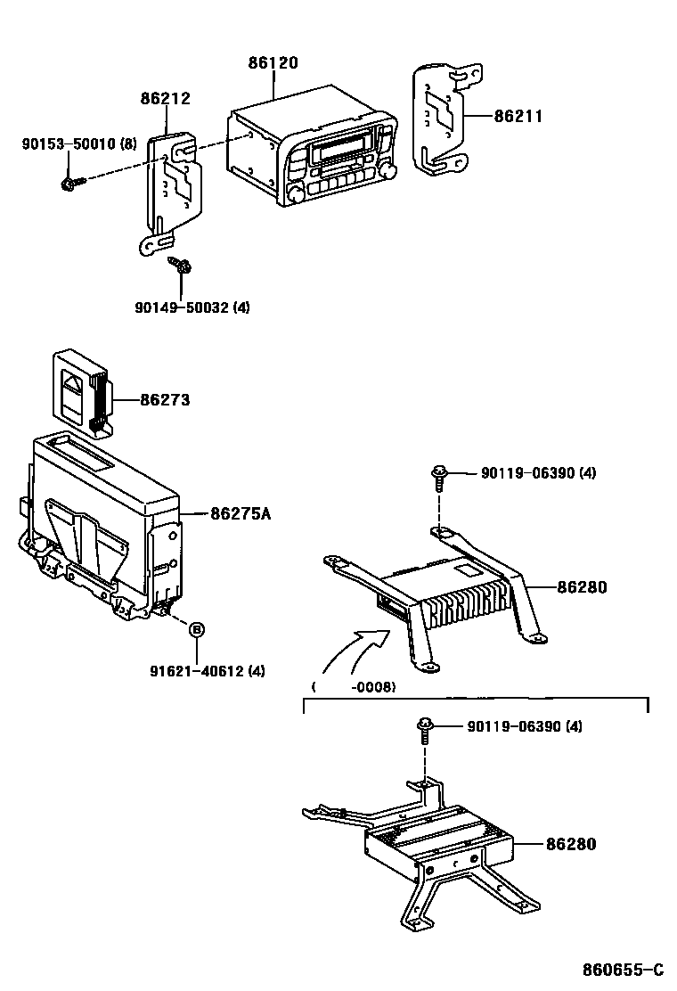 8601 — RADIO RECEIVER & AMPLIFIER & CONDENSER