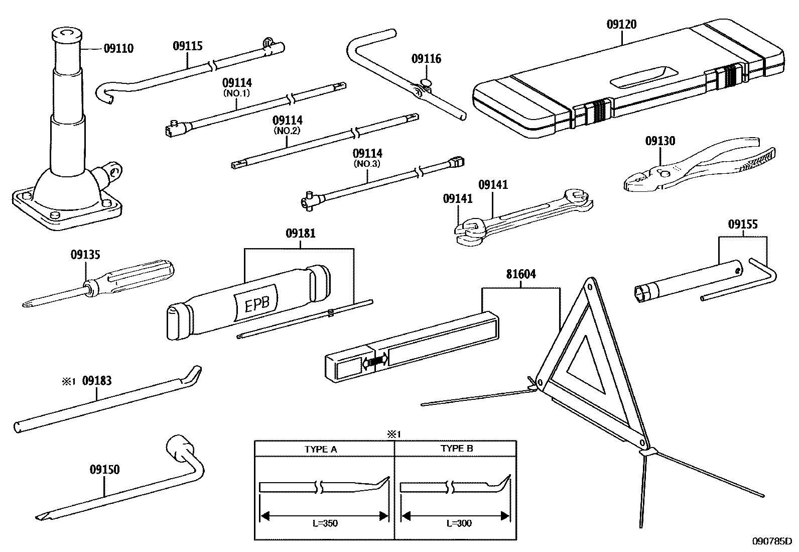 0901 — STANDARD TOOL