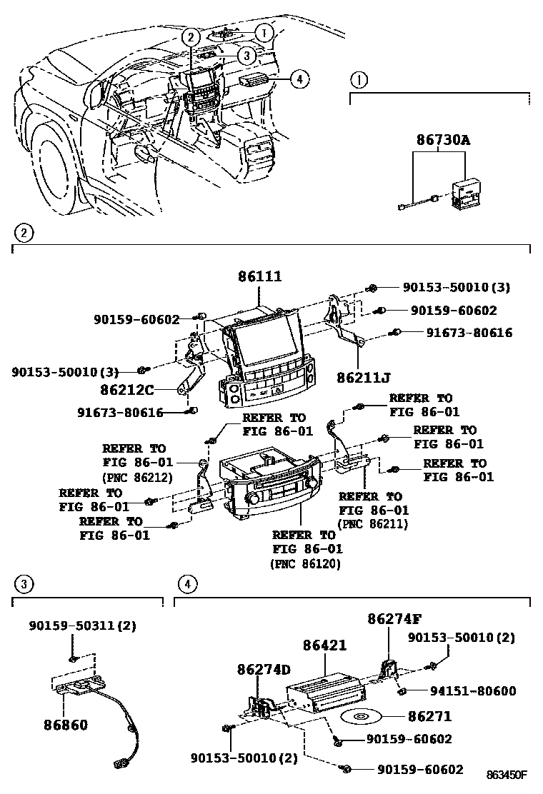 8603 — NAVIGATION & FRONT MONITOR DISPLAY