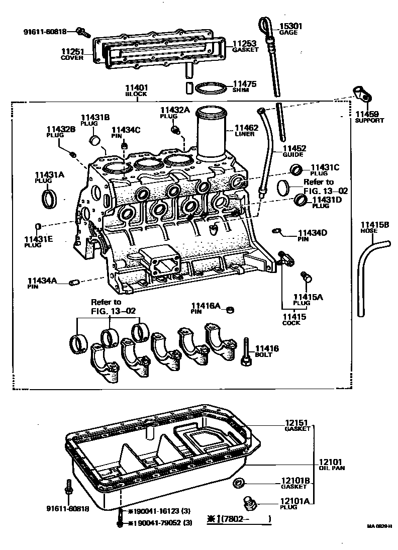 1105 — CYLINDER BLOCK