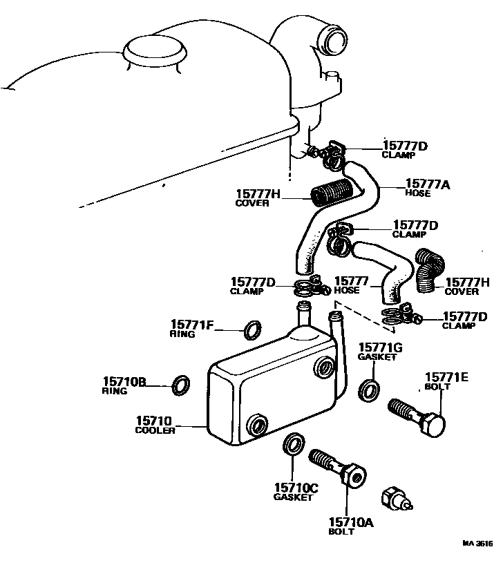 1503 — ENGINE OIL COOLER