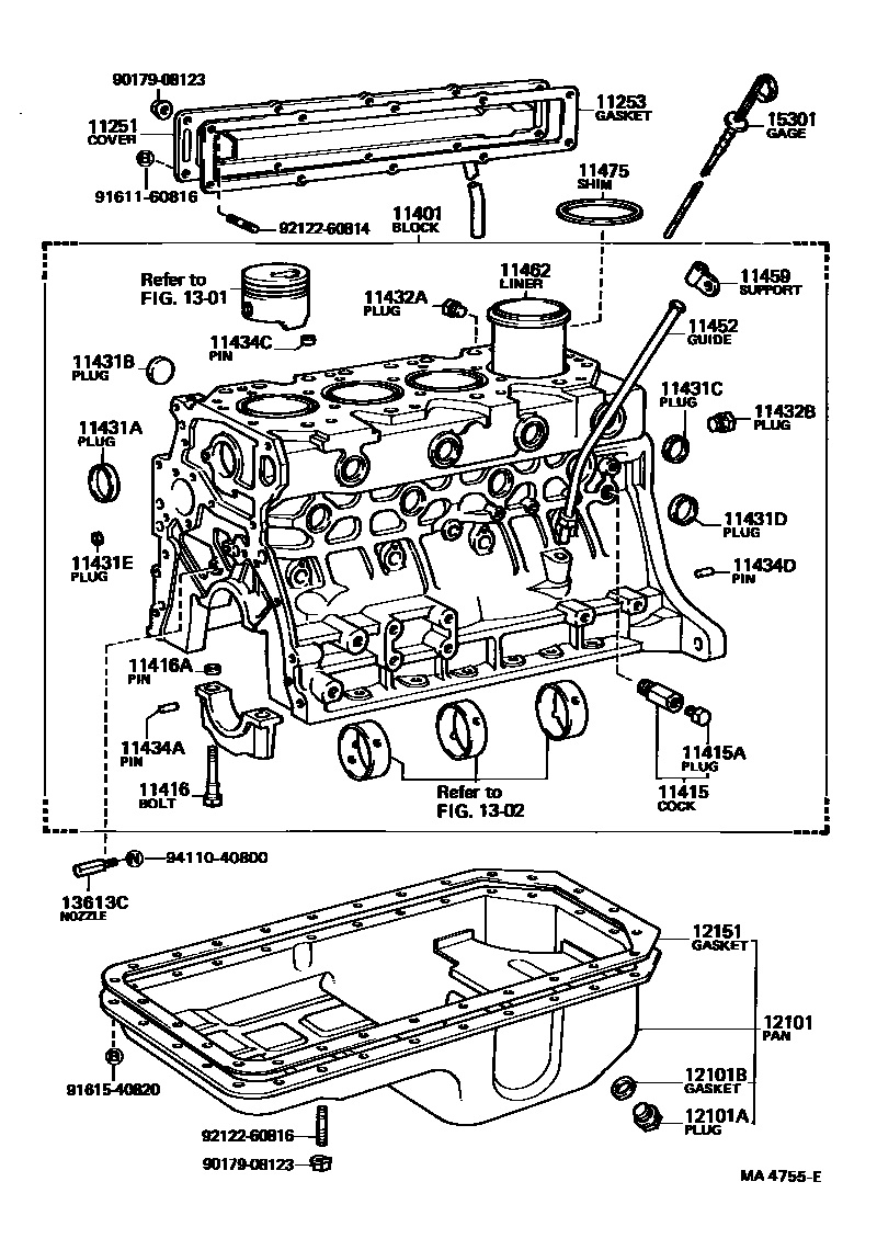 1105 — CYLINDER BLOCK