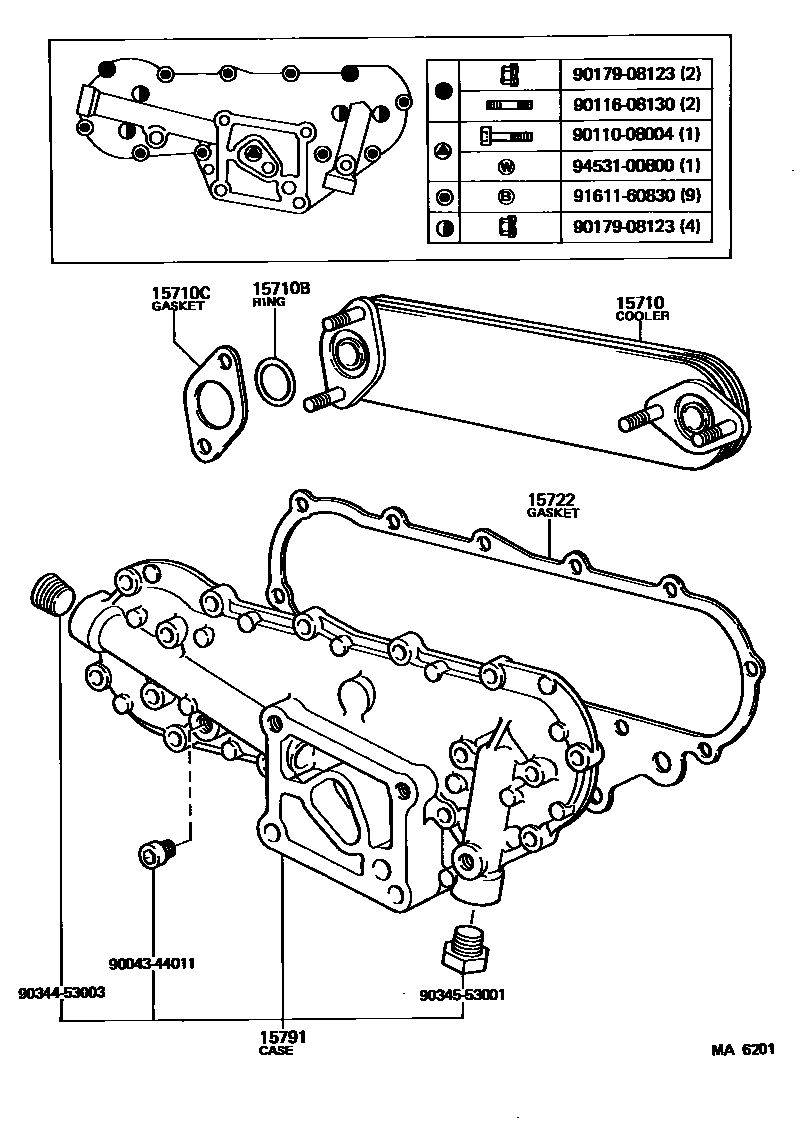 1503 — ENGINE OIL COOLER