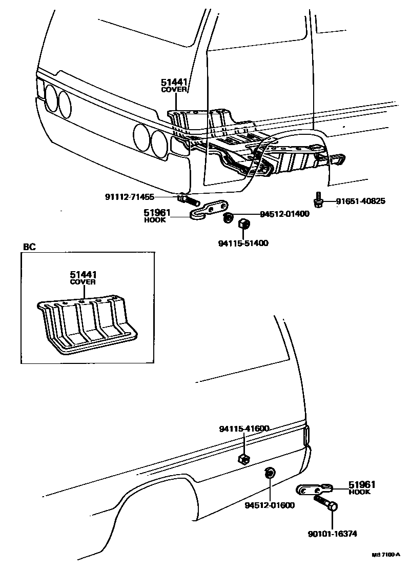5152 — SUSPENSION CROSSMEMBER & UNDER COVER