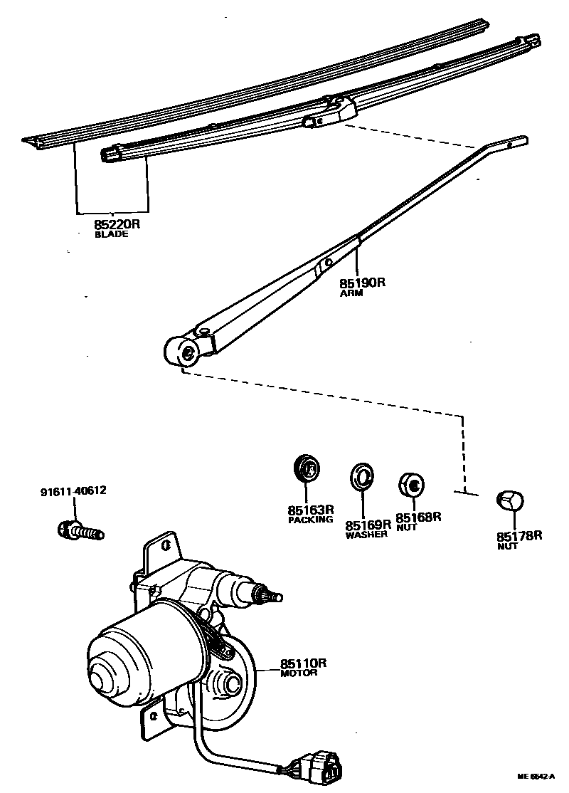 8502 — REAR WIPER