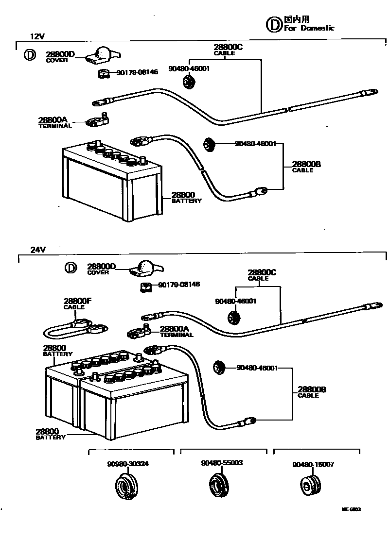 8201 — BATTERY & BATTERY CABLE