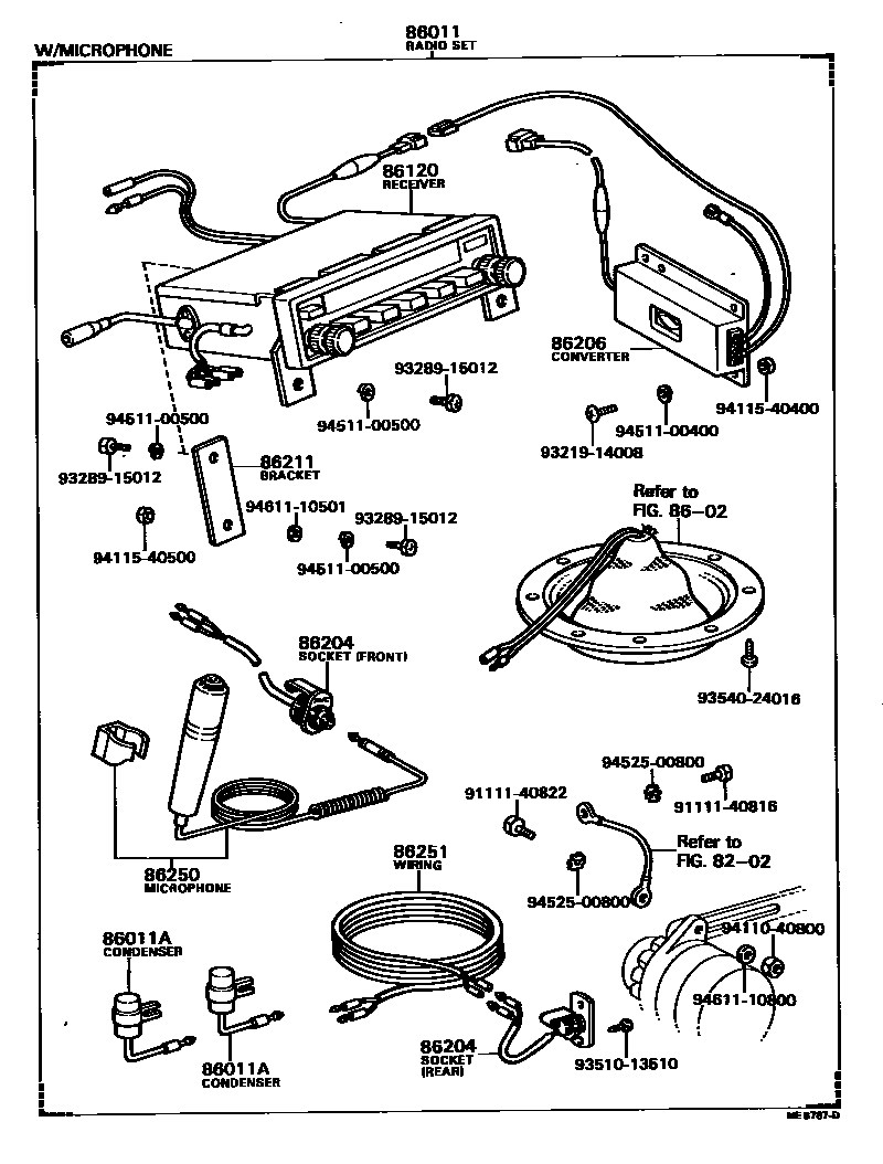 8601 — RADIO RECEIVER & AMPLIFIER & CONDENSER
