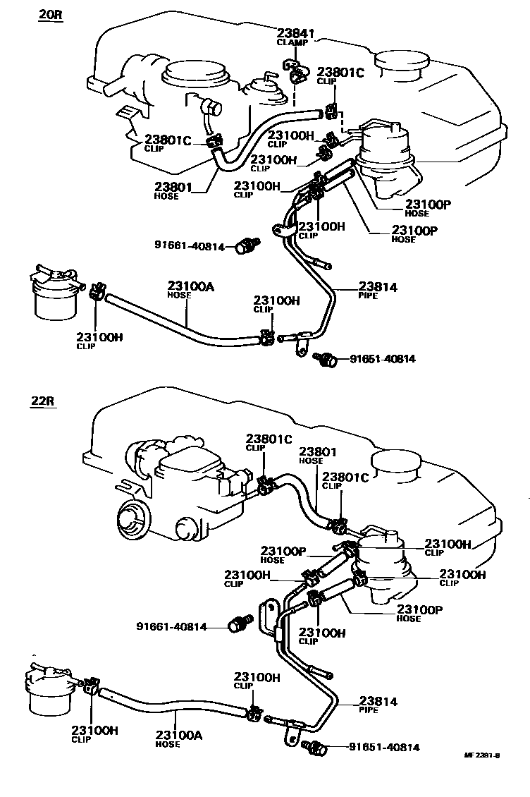 2101 — FUEL PIPE & CLAMP