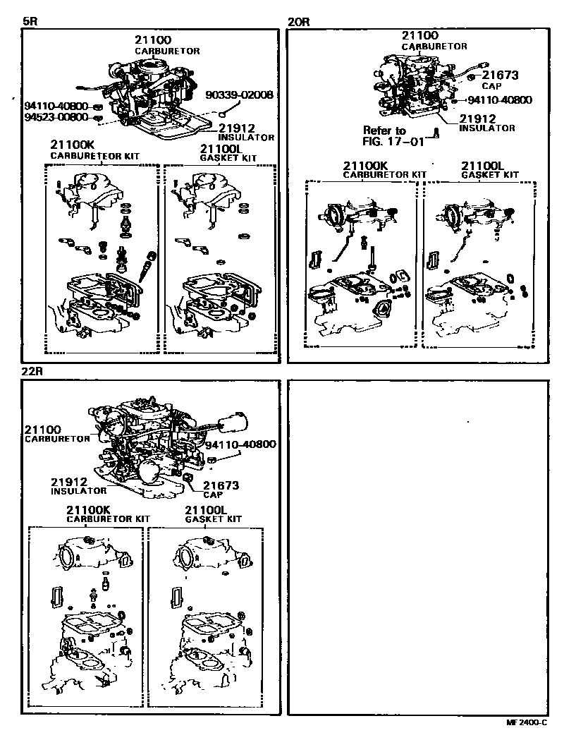 2102 — CARBURETOR ASSEMBLY