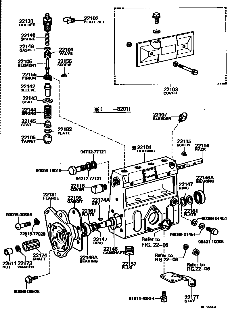 2203 — INJECTION PUMP BODY