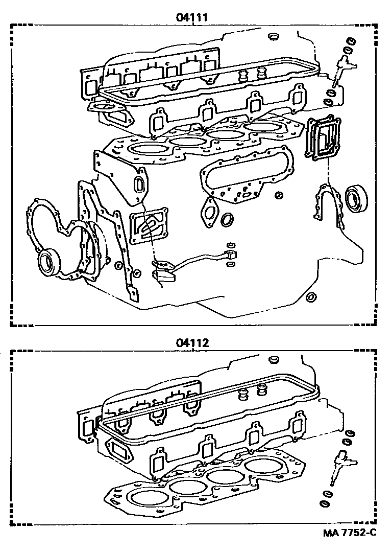 1103 — ENGINE OVERHAUL GASKET KIT