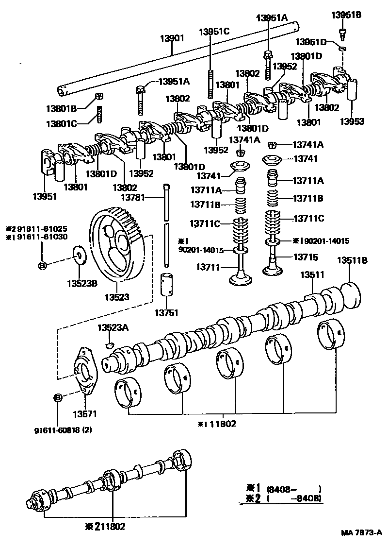 1302 — CAMSHAFT & VALVE
