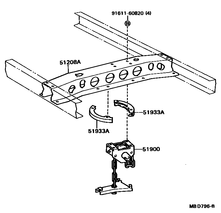 5153 — SPARE WHEEL CARRIER