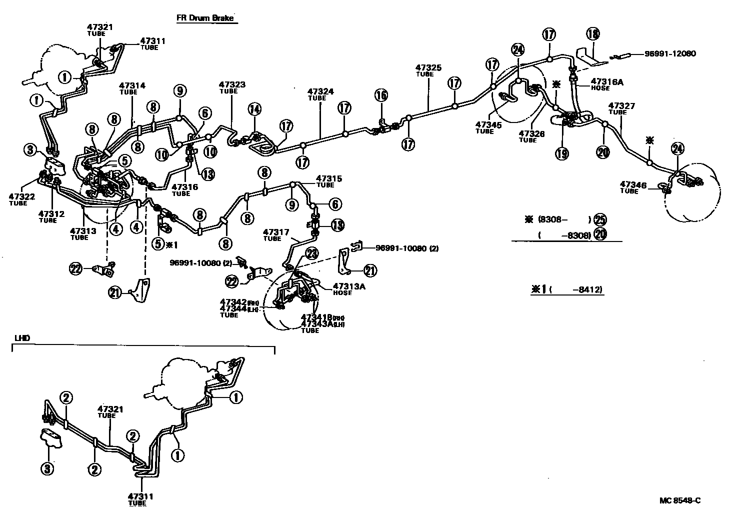 4708 — BRAKE TUBE & CLAMP