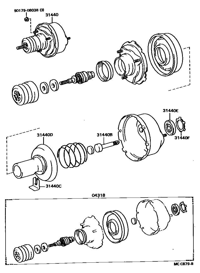 3104 — CLUTCH BOOSTER