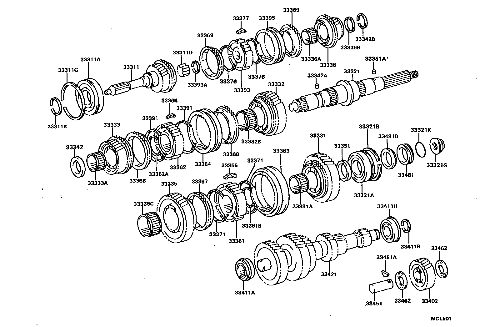 3305 — TRANSMISSION GEAR (MTM)