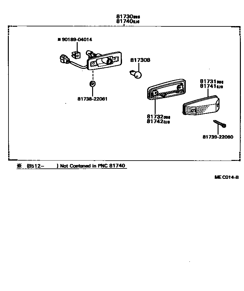 8106 — SIDE TURN SIGNAL LAMP & OUTER MIRROR LAMP
